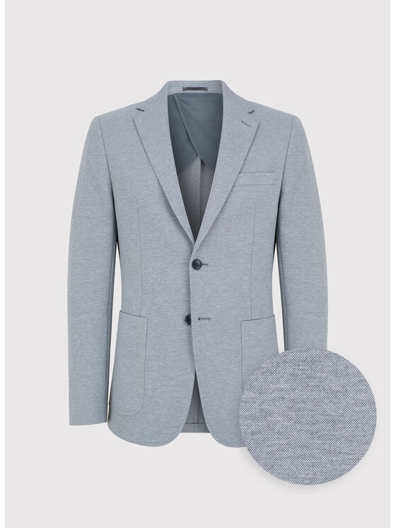 Pako Lorente Pako Lorente Marynarka P25BN-3X-001 Szary Slim Fit