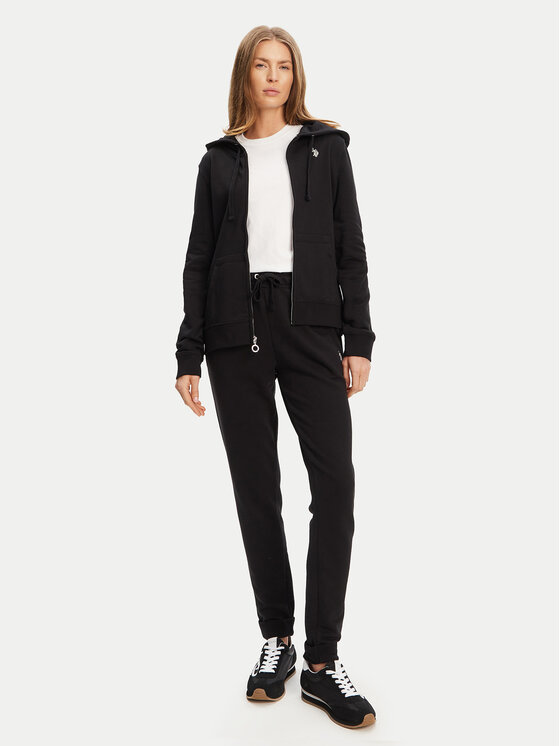 U.S. Polo Assn. U.S. Polo Assn. Pantaloni da tuta WUP1513 Nero Regular Fit