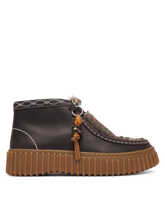 Clarks Clarks Polacchine Torhill Moss 26327772 Marrone