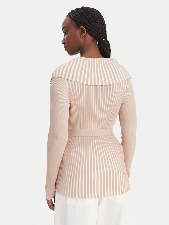 Liu Jo Sport Liu Jo Sport Kardiganas TA6116 MS55N Smėlio Regular Fit