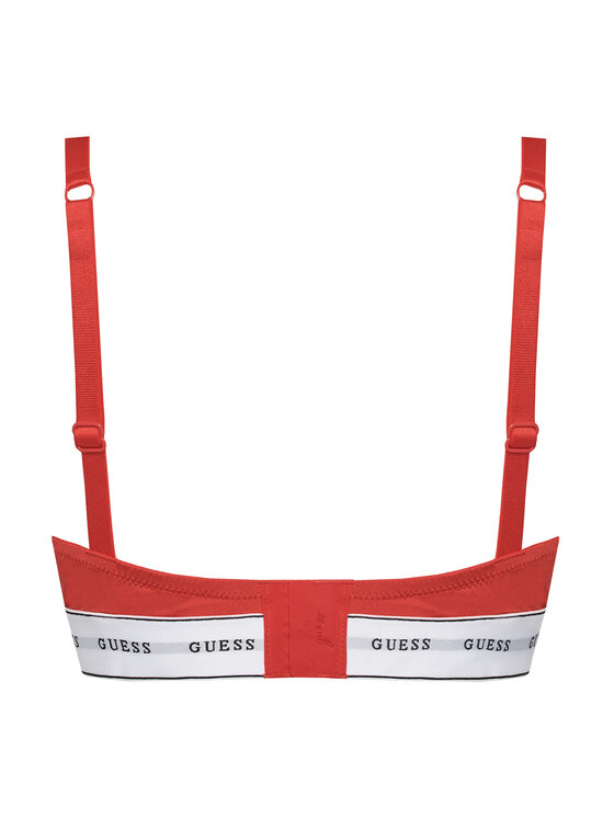 Guess Guess Biustonosz push-up O2BC06 KBBT0 Czerwony
