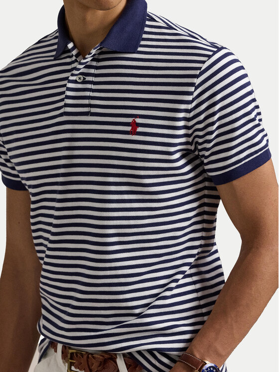 Polo Ralph Lauren Polo Ralph Lauren Polokošile 710956682001 Tmavomodrá Custom Slim Fit