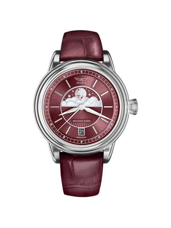 Aviator Aviator Zegarek V.1.33.0.264.4 Czerwony