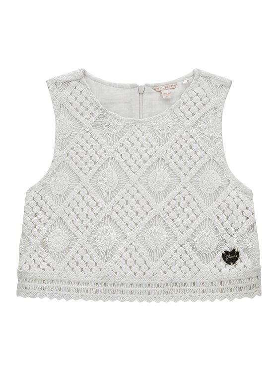 Guess Kids Guess Kids Τοπ 161235 Λευκό Classic Fit