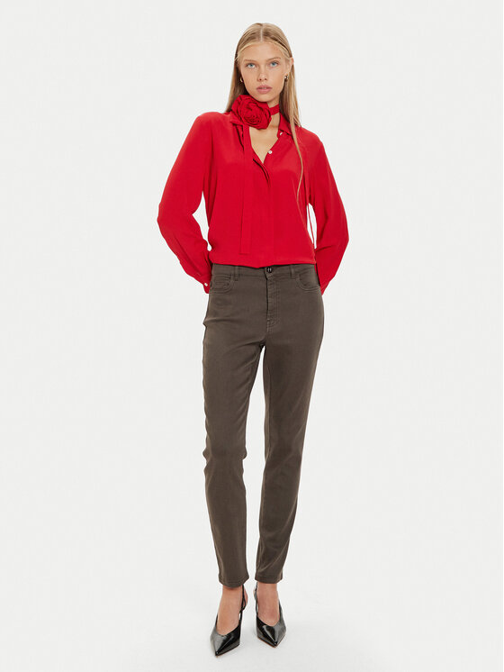 Marella Marella Traperice Currier 2423136025 Smeđa Skinny Fit