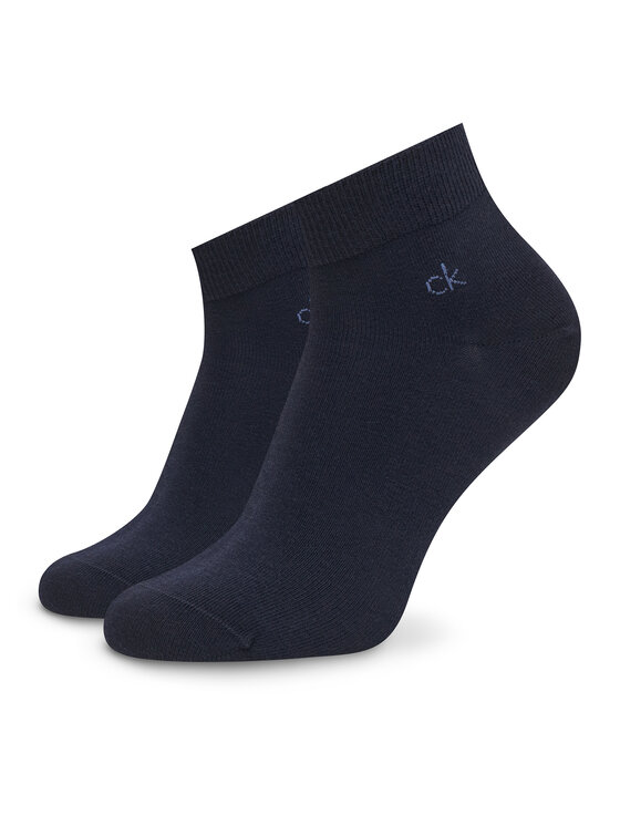Calvin Klein Calvin Klein Madalate meestesokkide komplekt (3 paari) 701234209 Tumesinine