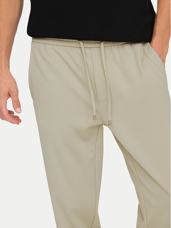 Only & Sons Only & Sons Riidest püksid Linus 22029924 Beež Tapered Fit