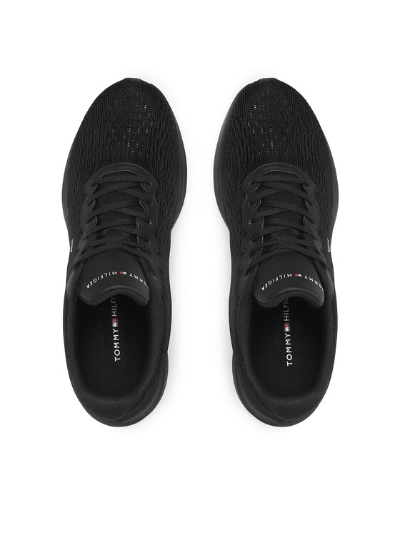Tommy Hilfiger Tommy Hilfiger Sneakers Lightweight Runner Knit Flag FM0FM04563 Schwarz