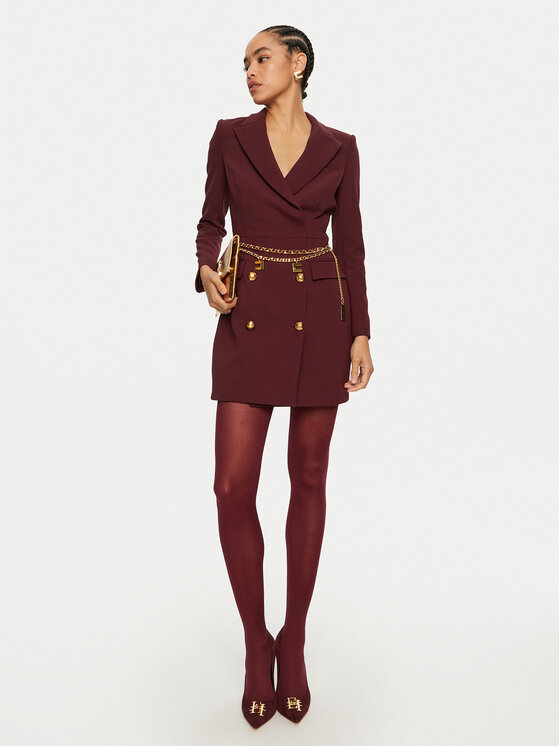 Elisabetta Franchi Elisabetta Franchi Abito da cocktail AB-657-46E2-V960 Bordeaux Regular Fit