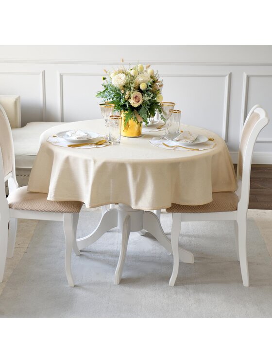 Roseberry Home Roseberry Home Obrus Shiny Goldenline Złoty