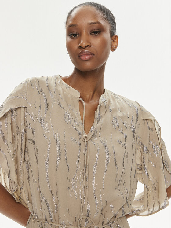 Bruuns Bazaar Bruuns Bazaar Rochie tip cămașă Parez BBW3953 Bej Regular Fit