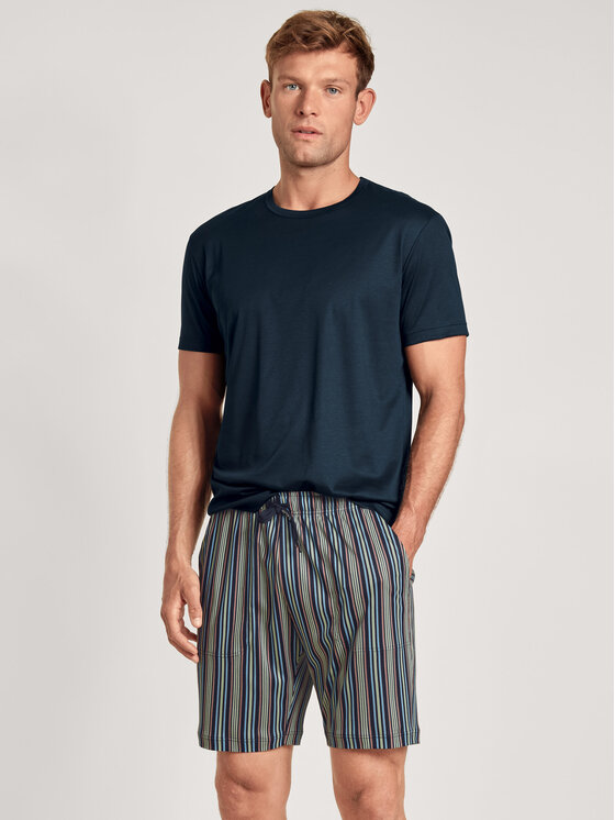 Calida Calida Pyžamo 42089 Tmavomodrá Comfortable Fit