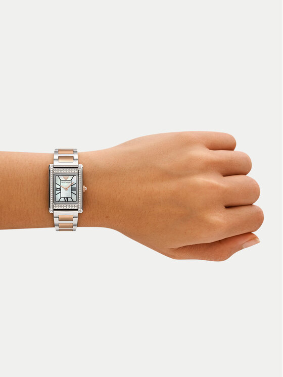 Emporio Armani Emporio Armani Ceas Genni AR11626 Argintiu