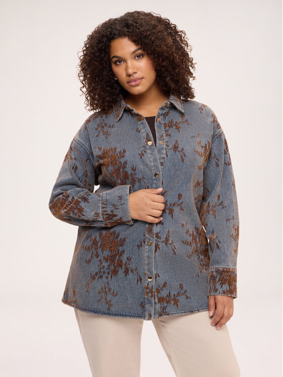 Fiorella Rubino Fiorella Rubino Camicia 5094T001507N024 Blu Regular Fit
