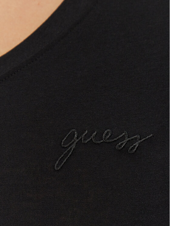 Guess Guess Póló O5GI00 KBBU1 Fekete Boxy Fit