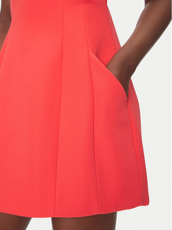 Bardot Bardot Sukienka koktajlowa 59857DB Czerwony Slim Fit