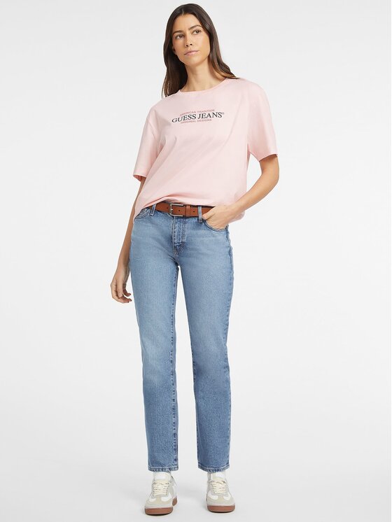 Guess Jeans Guess Jeans T-shirt 165649 Rosa Classic Fit