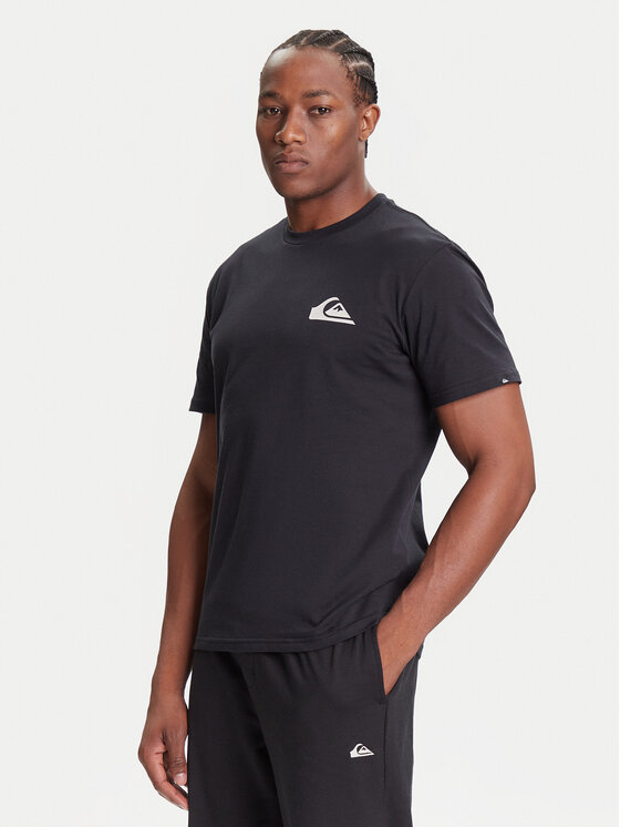 Quiksilver Quiksilver T-shirt Ev Mini Logo Ss EQYZT08181 Crna Regular Fit