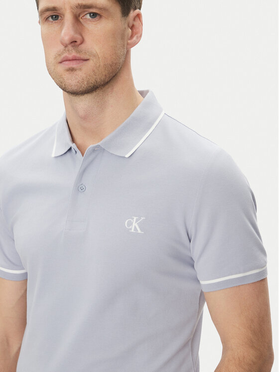 Calvin Klein Jeans Calvin Klein Jeans Pólóing J30J315603 Kék Slim Fit