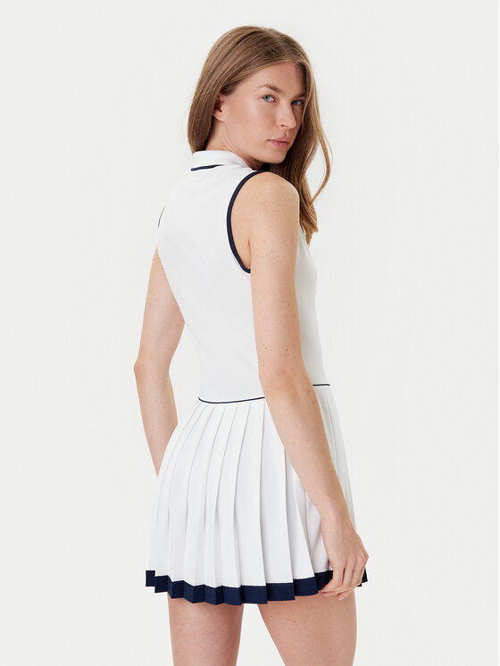 Lacoste Lacoste Tenisové šaty EF8582 Bílá Slim Fit