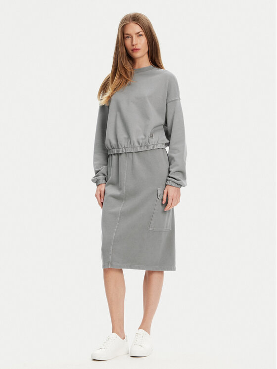 United Colors Of Benetton United Colors Of Benetton Spódnica midi 39BLD000E Szary Regular Fit