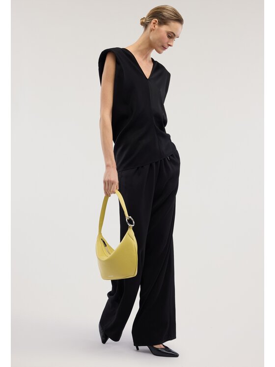 Trussardi Trussardi Spodnie materiałowe P271A002361N033 Czarny Over Fit