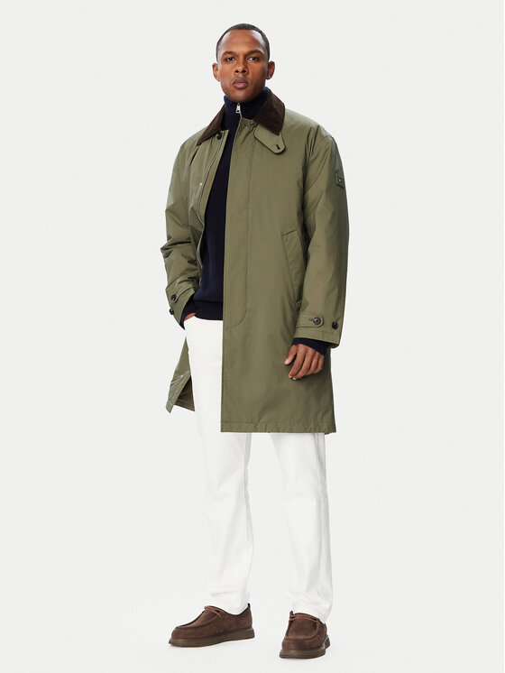 Tommy Hilfiger Tommy Hilfiger Преходно палто Surplus MW0MW44743 Тъмнозелен Regular Fit