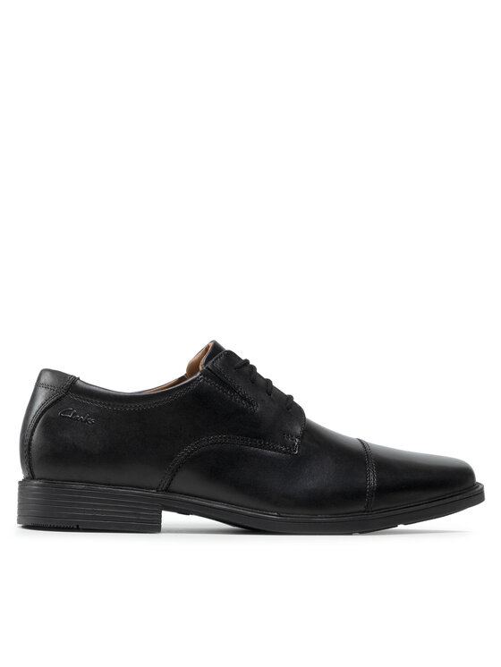 Clarks Clarks Nizki čevlji Tilden Cap 261103097 Črna
