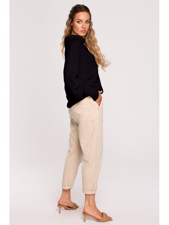 Made of Emotion Made of Emotion Sweter M687 Czarny