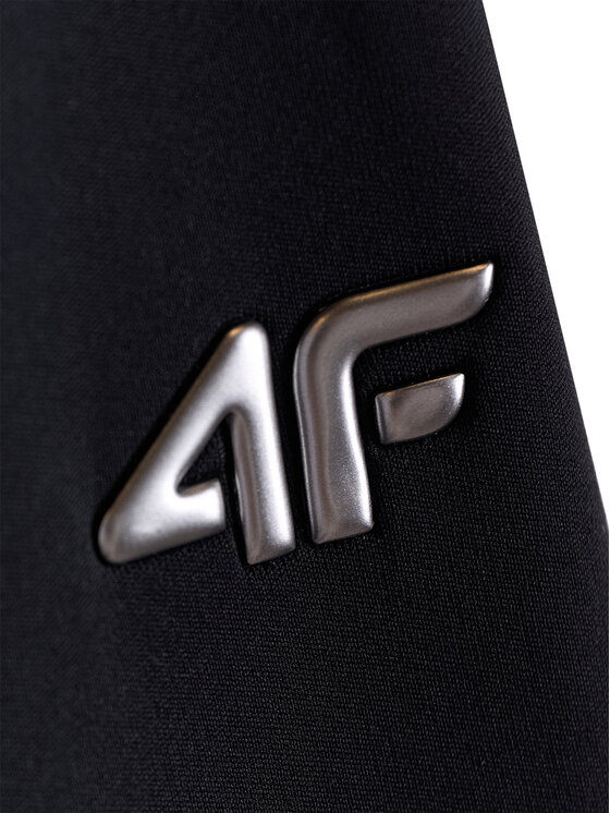 4F 4F Spodnie dresowe ESSENTIAL Czarny Regular Fit