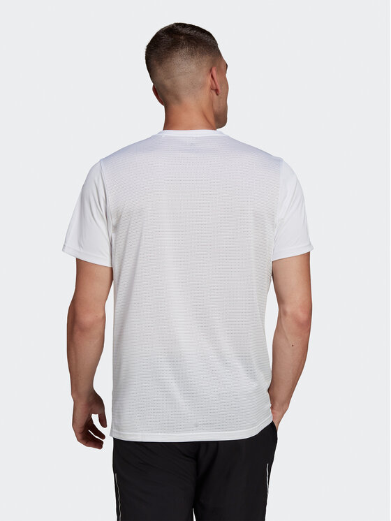 adidas adidas T-Shirt Own the Run T-Shirt HB7444 Weiß Regular Fit