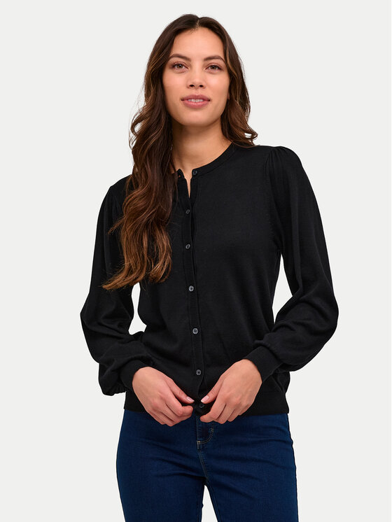 Kaffe Kardigán Lizza 10507299 Čierna Regular Fit