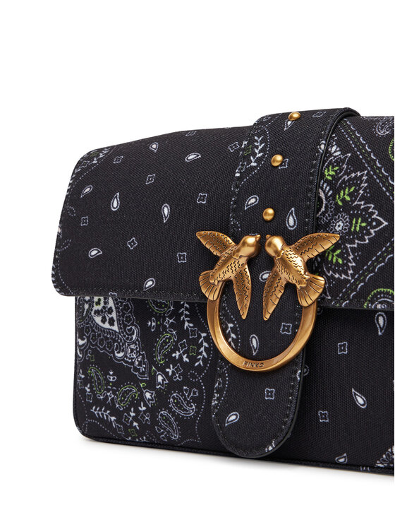 PINKO PINKO Handtasche Love One Classic Slouchy Fl PE 25 PLTT 104524 A2AS Schwarz