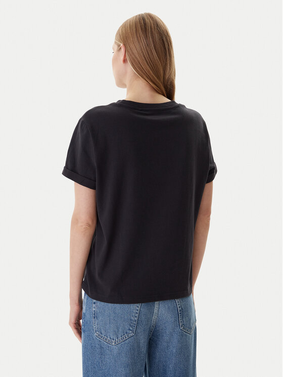 Mustang Mustang T-Shirt Monroe 1016755 Černá Relaxed Fit