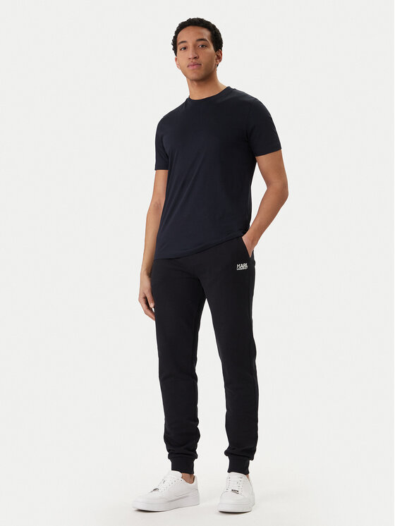 KARL LAGERFELD KARL LAGERFELD Spodnji del trenirke 705782 562917 Mornarsko modra Regular Fit