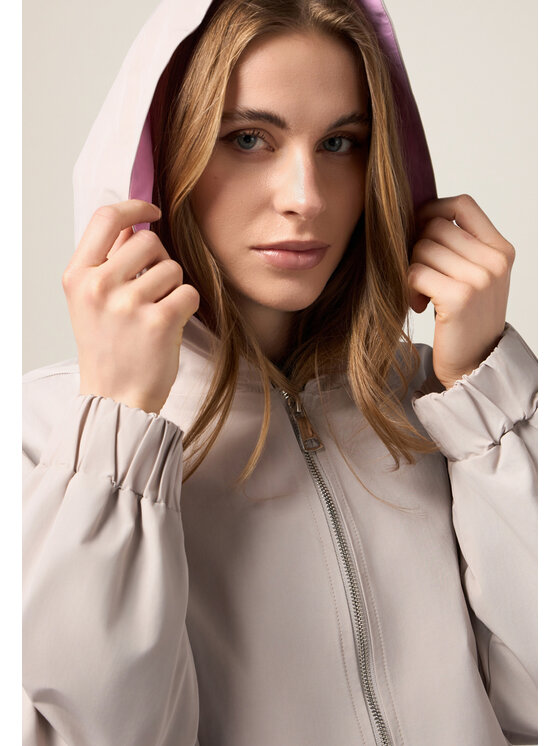 Oltre Oltre Płaszcz 0078J000121N0R3 Szary Regular Fit