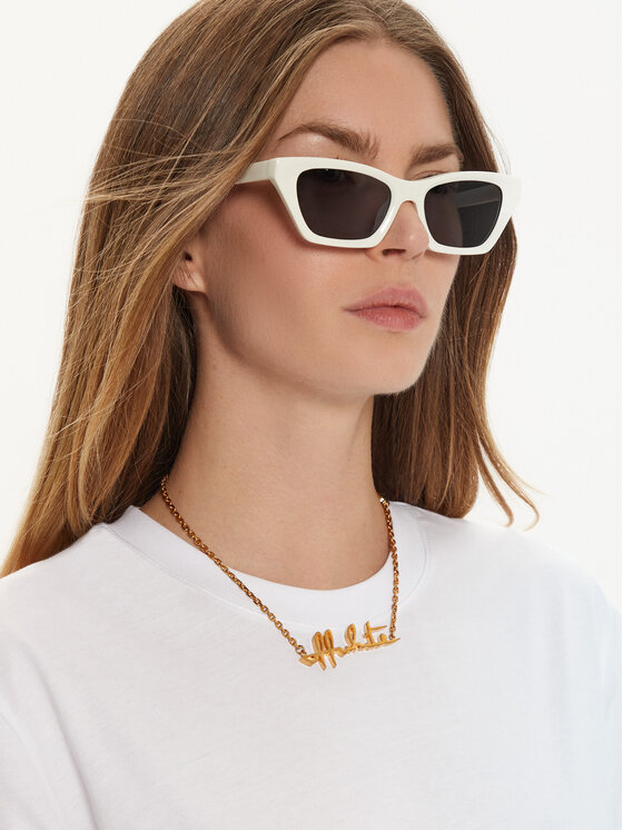 Off-White Off-White Naszyjnik OWOB026R21MET0017600 Złoty