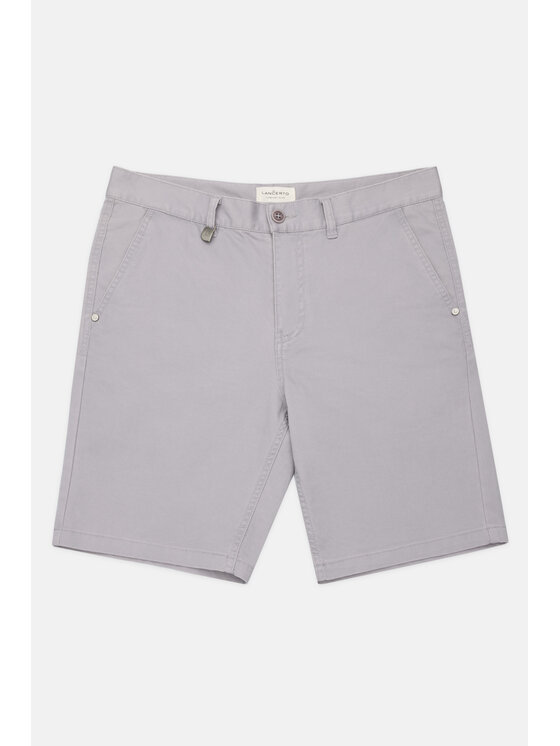 Lancerto Lancerto Szorty materiałowe Ibiza SZO082123000002 Szary Regular Fit