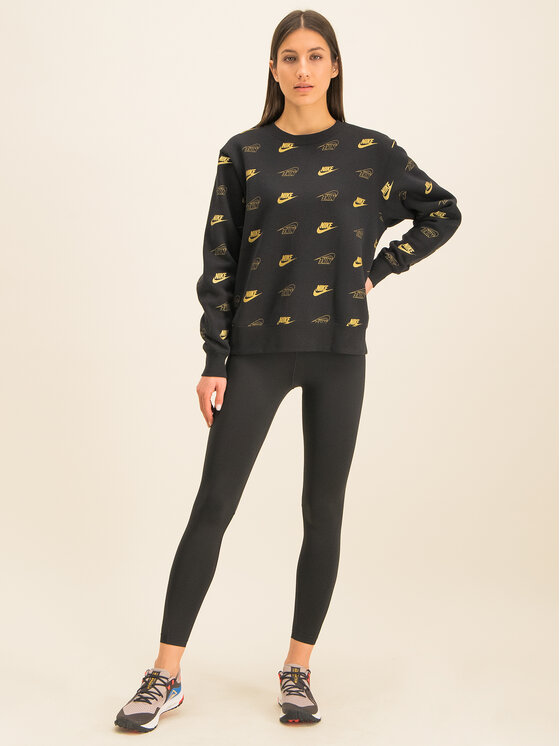 Nike Nike Суитшърт Sportswear BV4994 Черен Loose Fit
