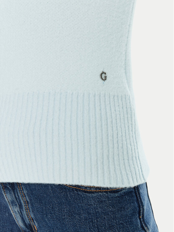 Guess Guess Гольф W2RR17 Z2YA0 Блакитний Slim Fit