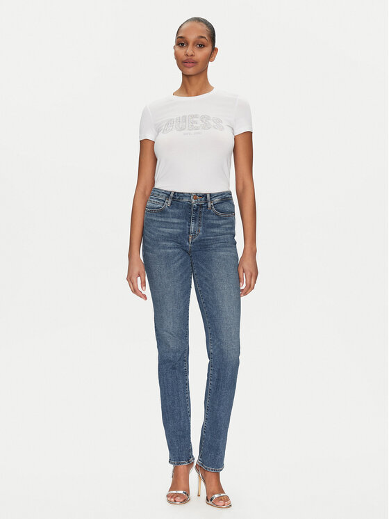 Guess Guess Traperice WBGA08 D4LT0 Plava Straight Fit