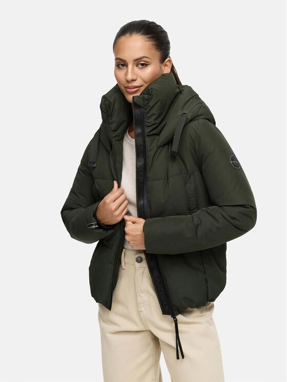 Marikoo Marikoo Kurtka zimowa Ninikaa Zielony Regular Fit