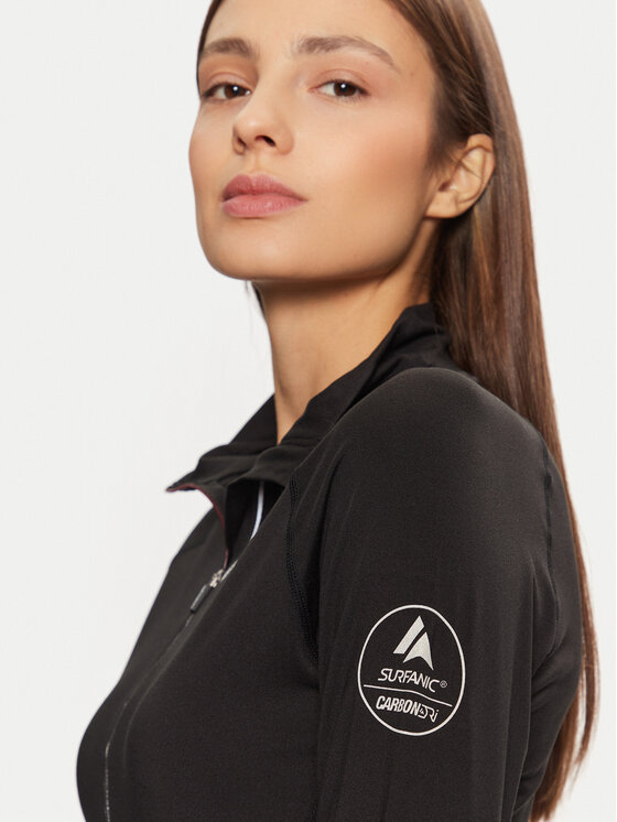 Surfanic Surfanic Termoaktyvus apatinis trikotažas, viršus Cozy SWX2602 Juoda Slim Fit