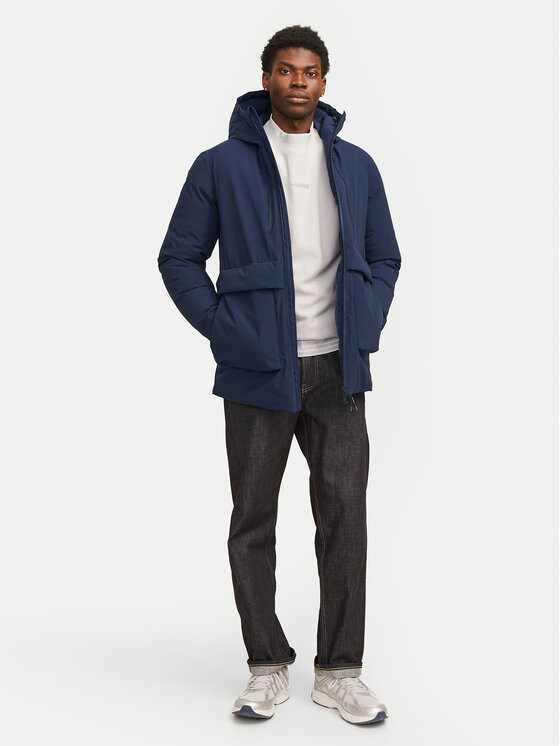 Jack & Jones Jack & Jones Parka Charlie 12267141 Granatowy Regular Fit