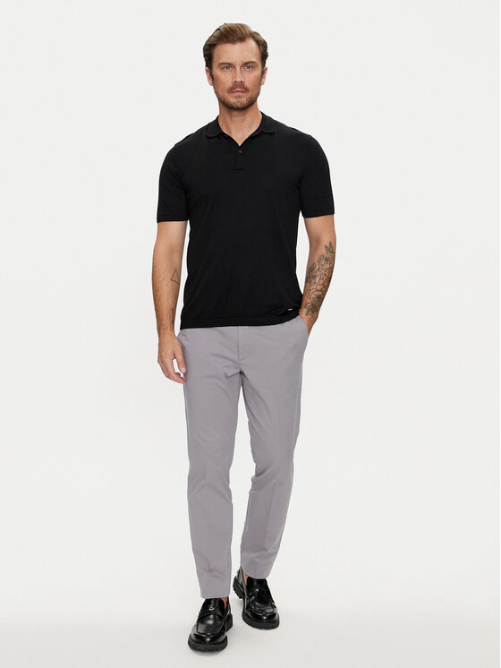 BOSS Boss Chino kalhoty Kaito1 50487966 Šedá Slim Fit