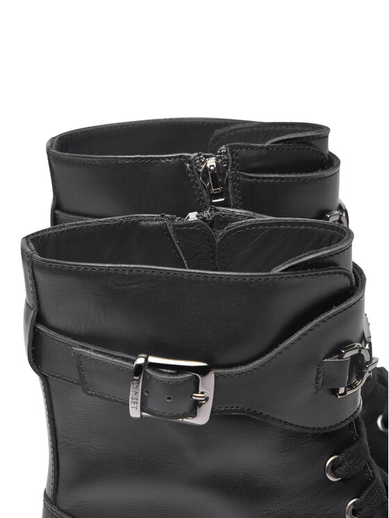 TWINSET TWINSET Trapery Anfibio 242GCJ S Czarny