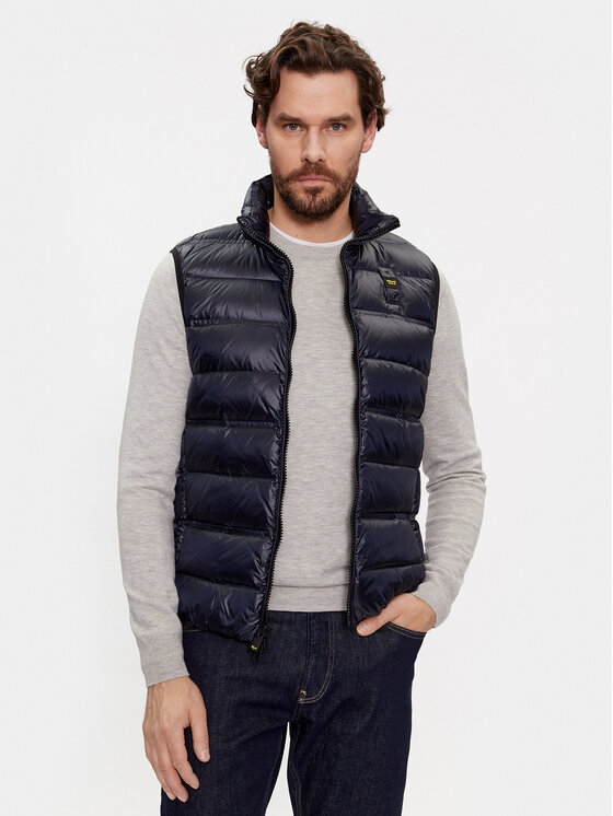 Blauer Blauer Γιλέκο 23WBLUX03100 Σκούρο μπλε Regular Fit