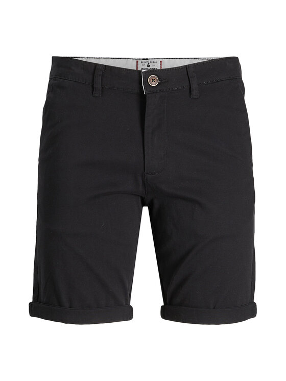Jack & Jones Jack & Jones Szorty materiałowe Dave 12182549 Czarny Regular Fit