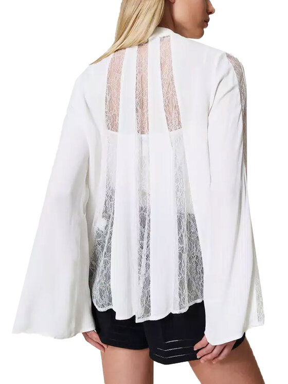 TWINSET TWINSET Τσόκερ 251tp2413-00282 Λευκό Regular Fit