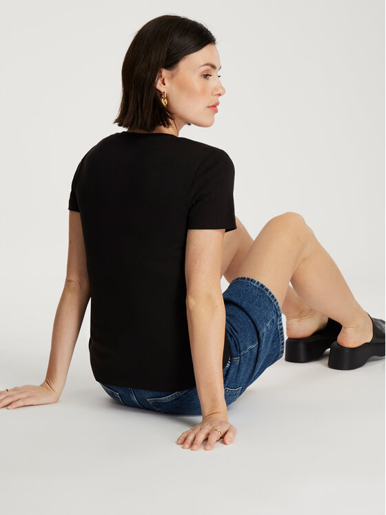 Cross Jeans Cross Jeans T-Shirt 56152-020 Czarny